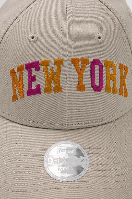 New Era șapcă de baseball din bumbac 60565468 bej AW24