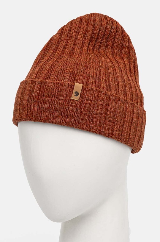 Μάλλινο σκουφί Fjallraven Byron Hat Thin F77387.215 καφέ AW24