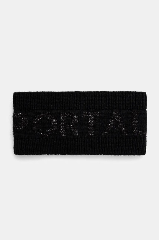 Μάλλινη κορδέλα Sportalm μαλλί μαύρο 1819811716