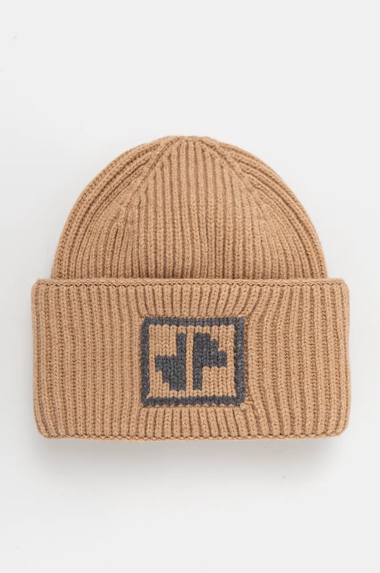 Vunena kapa Patou bez uzorka bež AC0808064