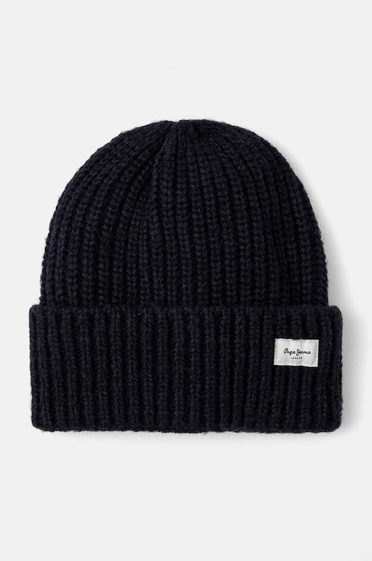 Шапка Pepe Jeans WENEBA HAT дебел тъмносин PL040355