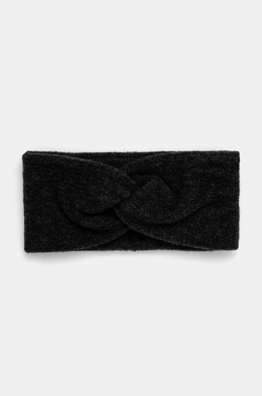 Vunena traka za glavu Buff MERINO FLEECE 129451.999 crna AW24