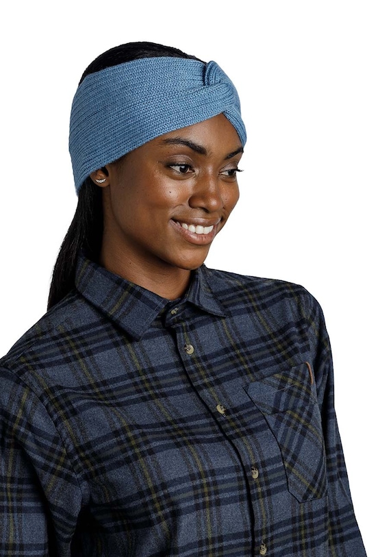 Vunena traka za glavu Buff NORVAL plava 126459.761