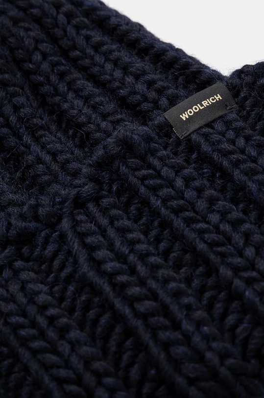 Vunena kapa Woolrich Chunky Beanie CFWWAC0196FRUF0766.UF07 mornarsko plava AW24