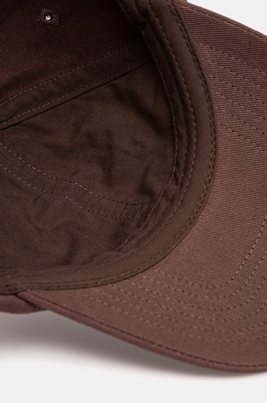 Bavlnená šiltovka Nanushka VAL NU24CRHT08478 hnedá