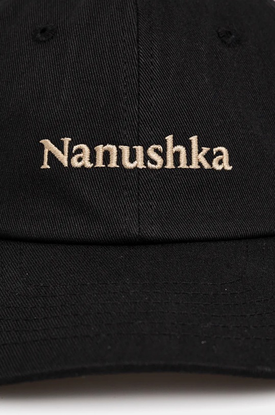 Kiegészítők Nanushka pamut baseball sapka VAL NU24CRHT08199 fekete