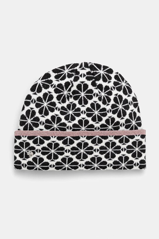 Шапка с примесью шерсти Kate Spade с добавлением шерсти белый 29KS1004506