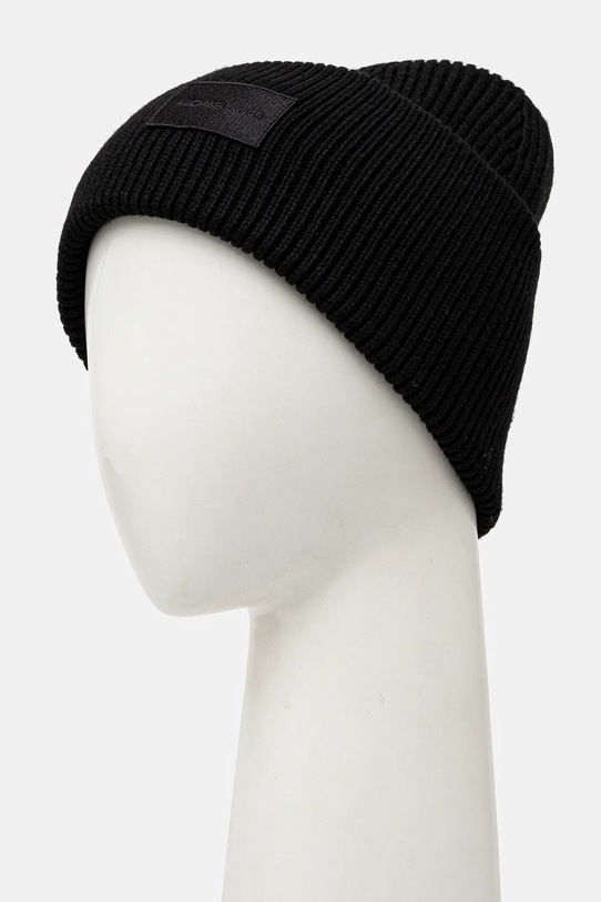 Čepice z vlněné směsi MICHAEL Michael Kors 539817 černá AW24