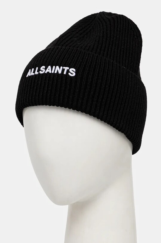 Accesorii AllSaints caciula din amestec de lana 29AS101656 negru