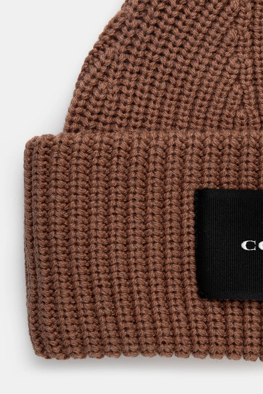 Coach caciula din amestec de lână 29CO100424 maro AW25