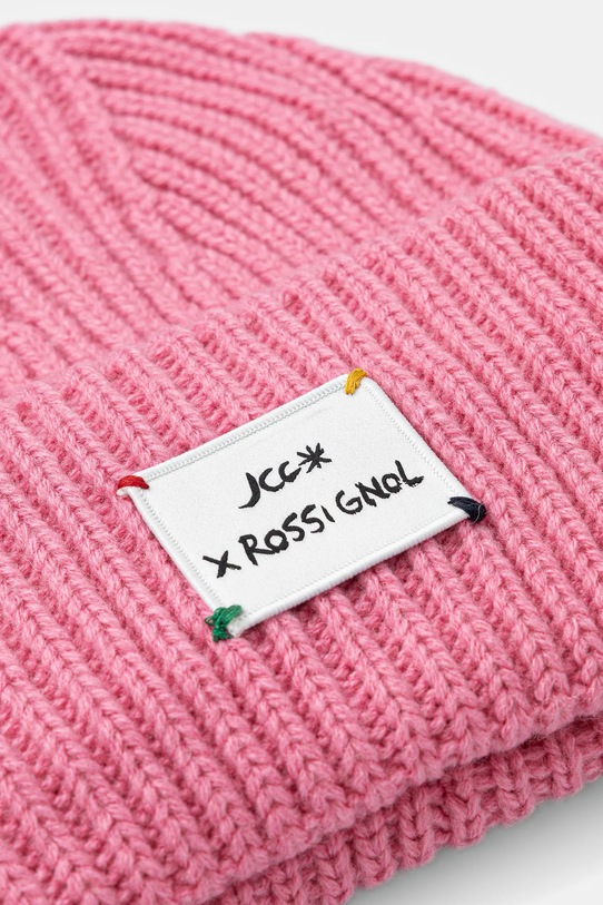 Akcesoria Rossignol czapka z domieszką wełny RLMWH16U różowy