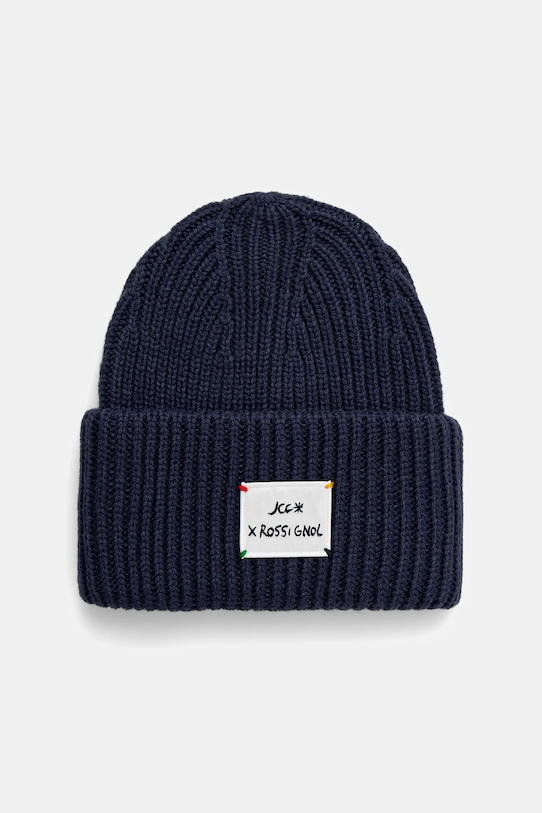Rossignol czapka z domieszką wełny z domieszką wełny granatowy RLMWH16U