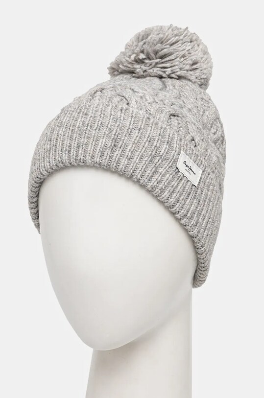 Шапка Pepe Jeans WALLIS HAT PL040353 сірий AW24