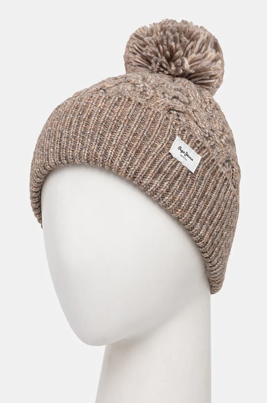 Шапка Pepe Jeans WALLIS HAT PL040353 коричневий AW24