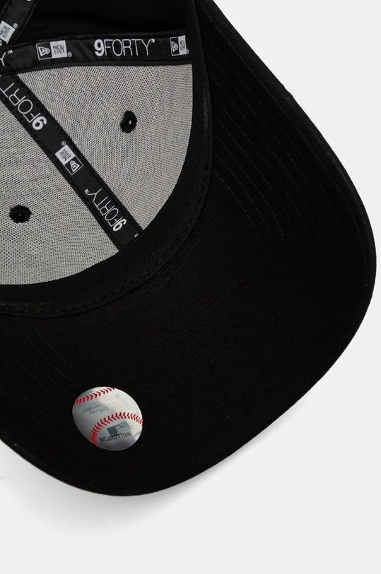 Akcesoria New Era czapka z daszkiem bawełniana 9FORTY® NEW YORK YANKEES 60565245 czarny