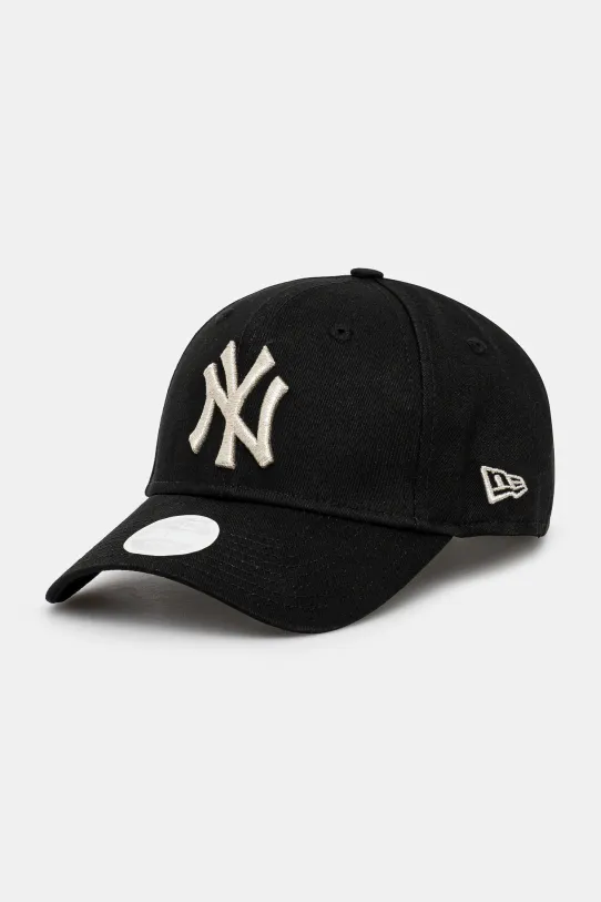 Bavlnená šiltovka New Era CORE CLASSICS 9TWENTY® NEW YORK YANKEES nášivka čierna 60364306