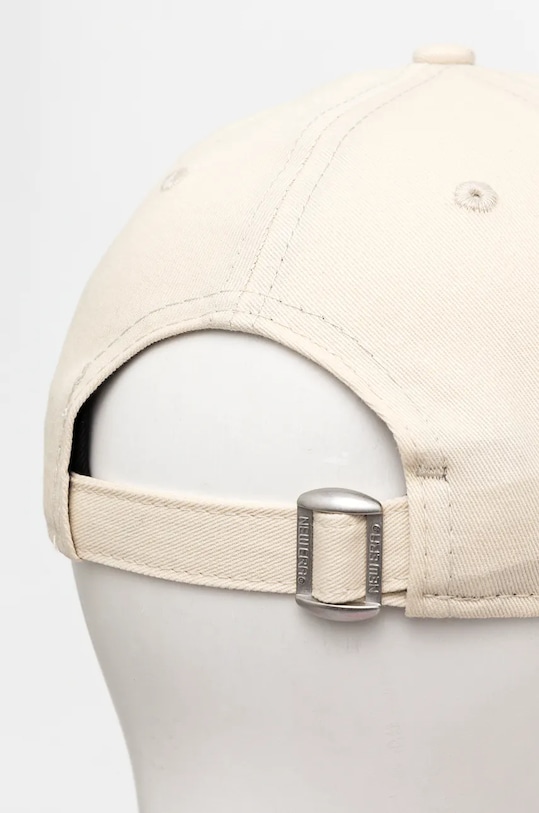 Akcesoria New Era czapka z daszkiem bawełniana LEAGUE ESSENTIAL 9FORTY® 60137667 beżowy