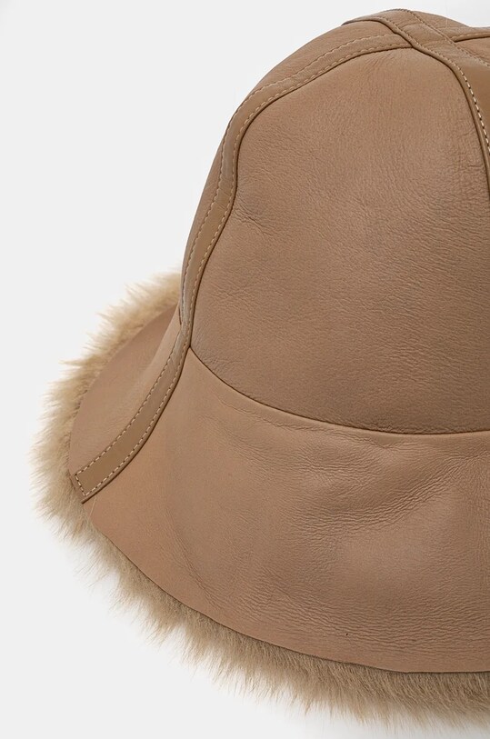 By Malene Birger kapelusz SHEELAN Q72585003 beżowy AW24