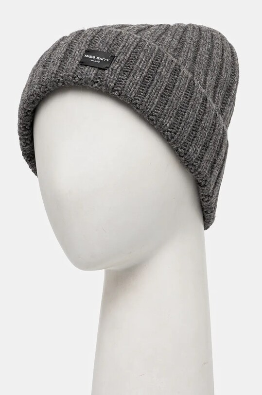 Miss Sixty caciula de lana 6L4HJ8720000 gri SS25