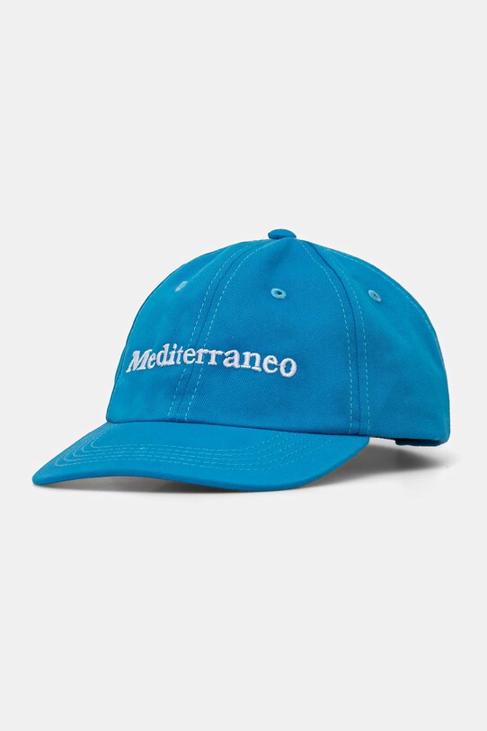 Drivemebikini șapcă de baseball din bumbac Mediterraneo bumbac albastru 2025.DRV.011.DB