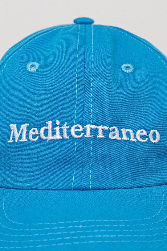 Drivemebikini șapcă de baseball din bumbac Mediterraneo albastru 2025.DRV.011.DB