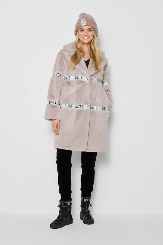 Akcesoria Bizuu czapka z domieszką wełny LORRO LORRO.BEZOWY.AW24 beżowy