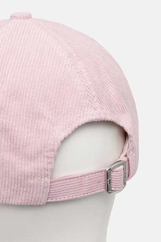 Maison Kitsuné cotton baseball cap Baby Fox MM06108WW9010 pink AW24