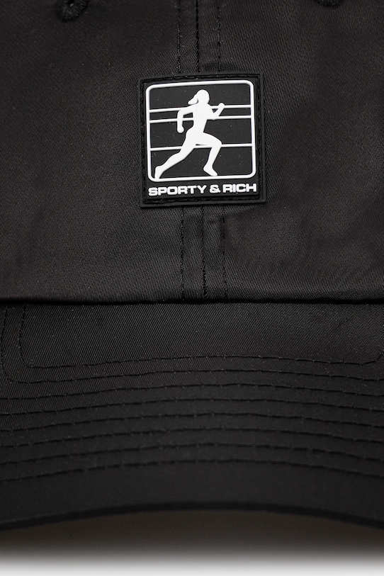 Шапка с козирка Sporty & Rich Running Woman Nylon AC040514141BA01 черен AW24
