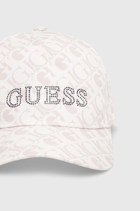Guess czapka z daszkiem bawełniana dziecięca J4YZ00.WO08O.9BYH beżowy AW24