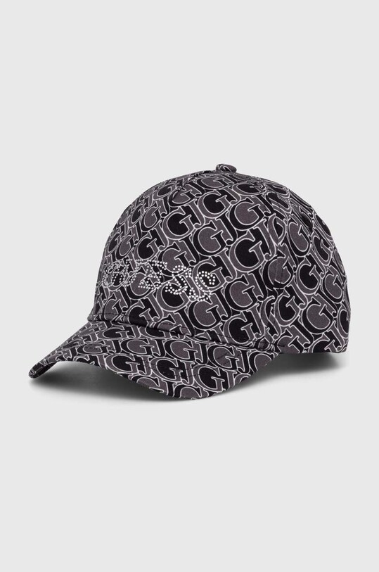 Дитяча бавовняна кепка Guess бавовна чорний J4YZ00.WO08O.9BYH