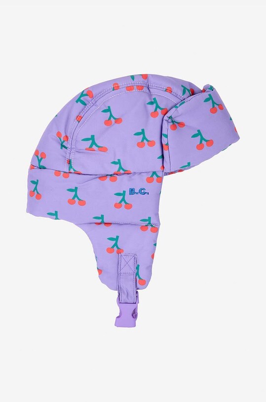 Детская шапка Bobo Choses Cherry фиолетовой 224AH023