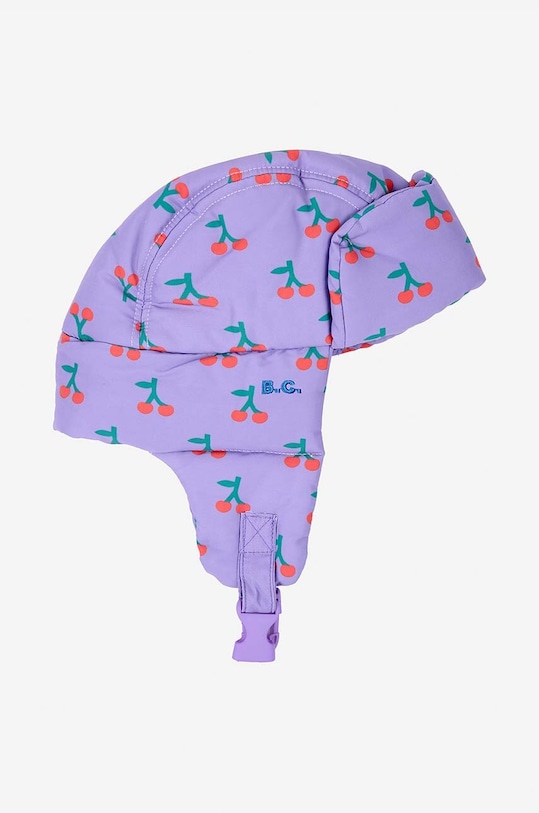 Dětská čepice Bobo Choses Cherry fialová 224AH023