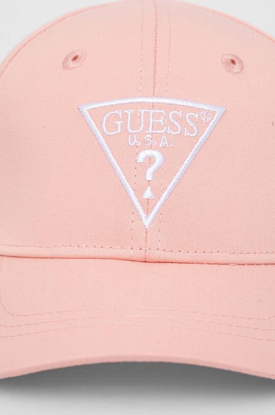 Детская хлопковая кепка Guess H3GZ01.WO08O.G.9BYH розовый AW24