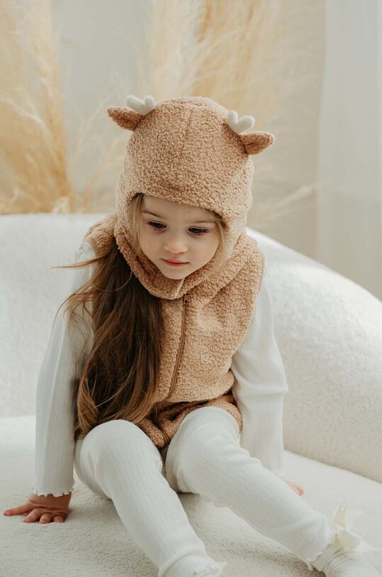 Шапка Jamiks ASTA коричневий ASTA.NAK.gl.JZH281