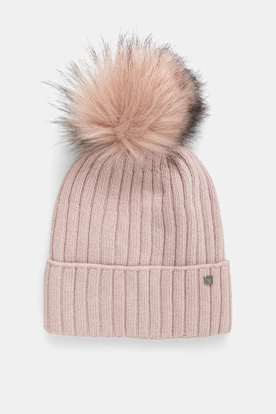 Παιδικός σκούφος από μείγμα μαλλιού Jamiks BELIZE II με μείγμα μαλλιού ροζ BELIZE.II.NAK.gl.JZH241