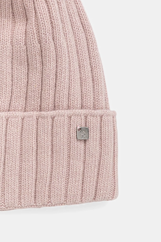 Παιδικός σκούφος από μείγμα μαλλιού Jamiks BELIZE II BELIZE.II.NAK.gl.JZH241 ροζ AW24