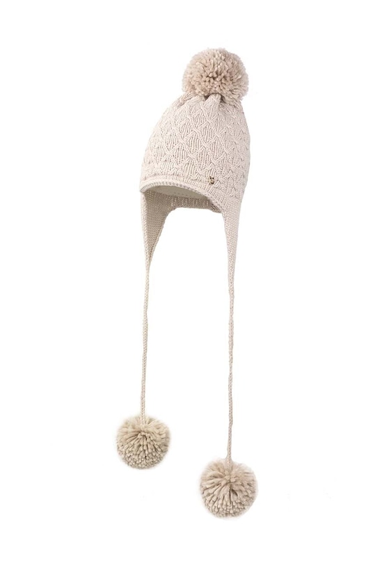 Jamiks caciula din lana pentru copii CARMINIA IV uni bej CARMINIA.IV.Na.g.JZH455