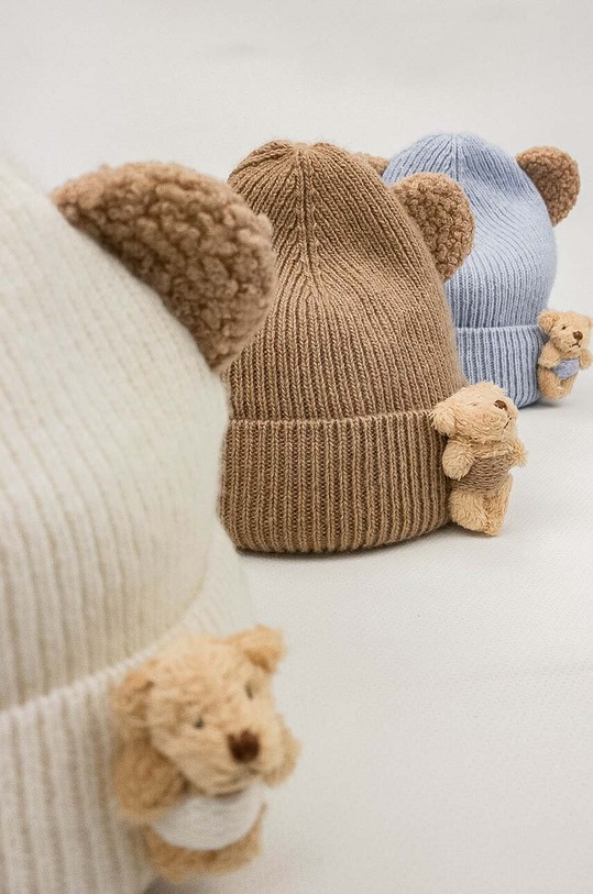 Jamiks caciula din lana pentru copii ENES bej ENES.NAK.gl.JZH054