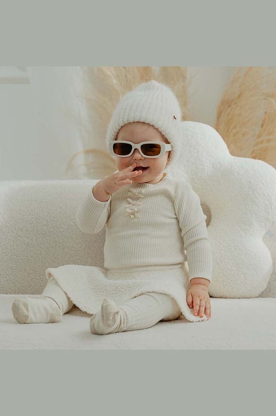 Детская шапка с примесью шерсти Jamiks GABRIELLE бежевый GABRIELLE.al.N.g.JZH336
