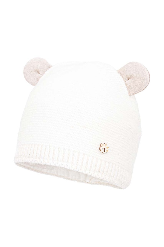 Jamiks czapka wełniana dziecięca GINO wełna beżowy GINO.mer.Na.g.JZH238