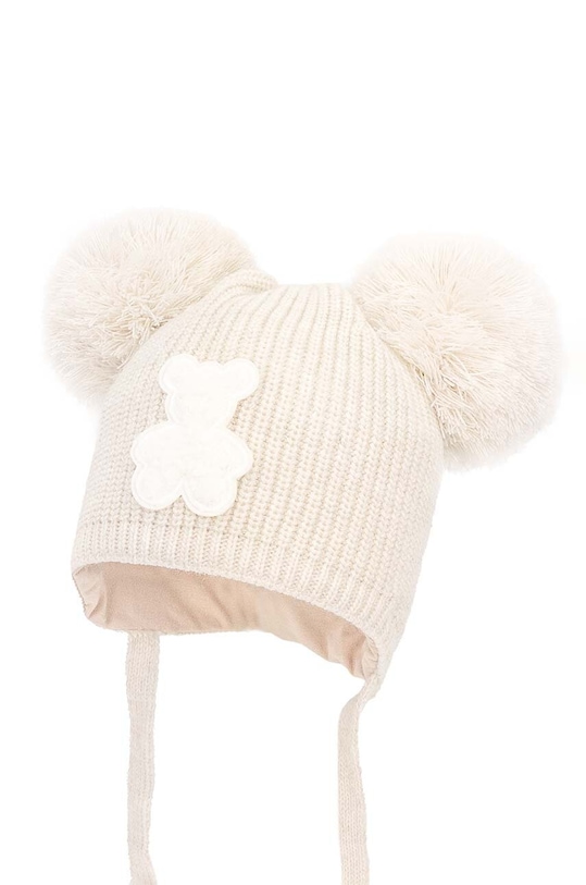 Detská čiapka Jamiks HOLLY IVA stredne hrubá béžová HOLLY.IVA.NAK.gl.JZH185