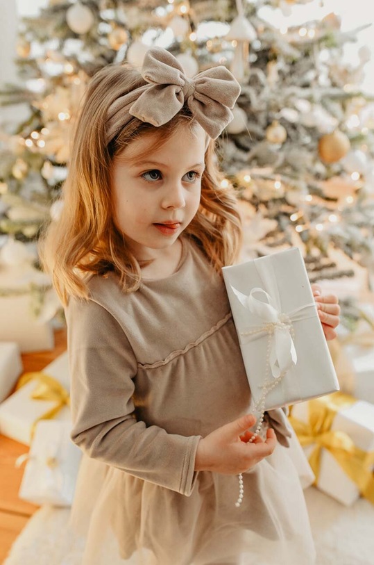 Παιδική κορδέλα Jamiks LISBETH μπεζ LISBETH.Opaska.JZH195