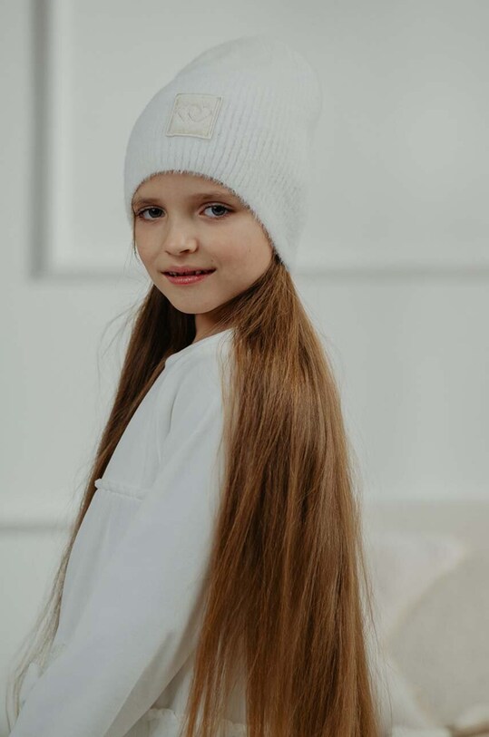 Дівчинка Дитяча шапка з домішкою вовни Jamiks LIZZY LIZZY.NAK.gl.JZH176 бежевий
