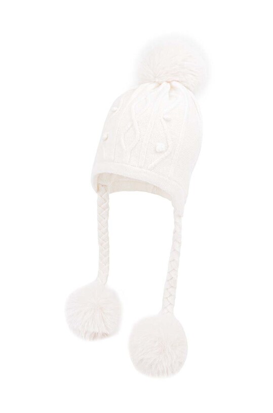 Jamiks czapka wełniana dziecięca MALAKI MALAKI.m.II.Na.g.JZH392 beżowy AW24