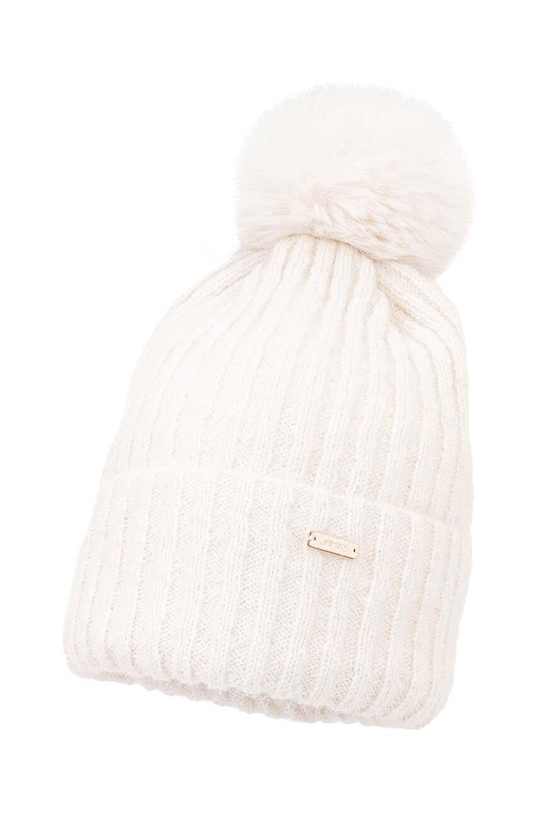 Детская шапка с примесью шерсти Jamiks SANDRA с добавлением шерсти бежевый SANDRA.al.II.N.g.JZH338