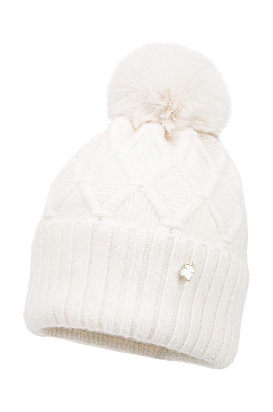 Jamiks czapka wełniana dziecięca SILKA SILKA.me.II.Na.g.JZH507 beżowy AW24