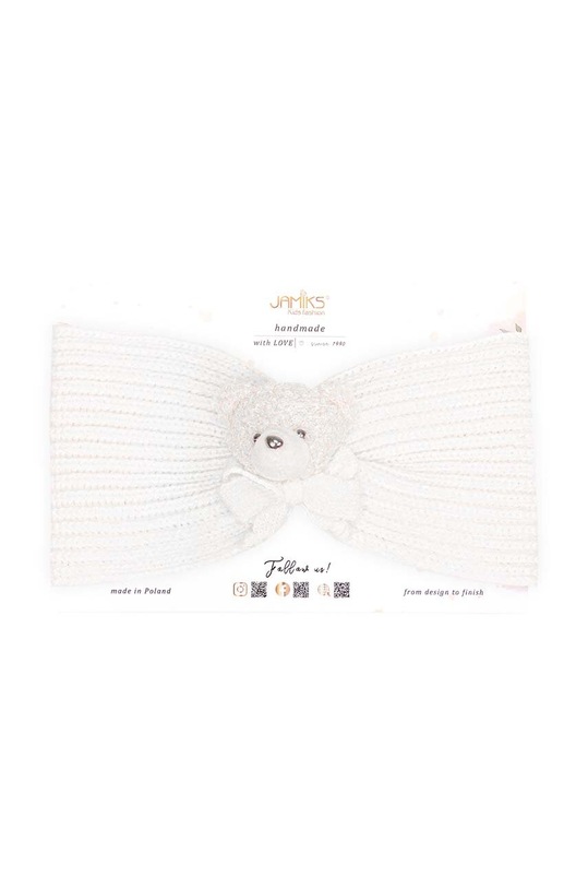 Jamiks cerchietto bambini TOVA medio spessore bianco TOVA.Opaska.JZH262