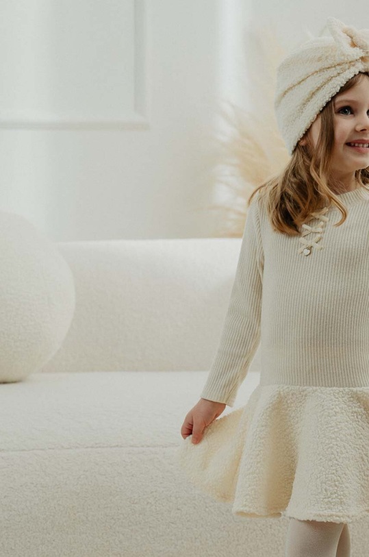 Jamiks czapka dziecięca ZILLI beżowy ZILLI.NAK.gl.JZH095