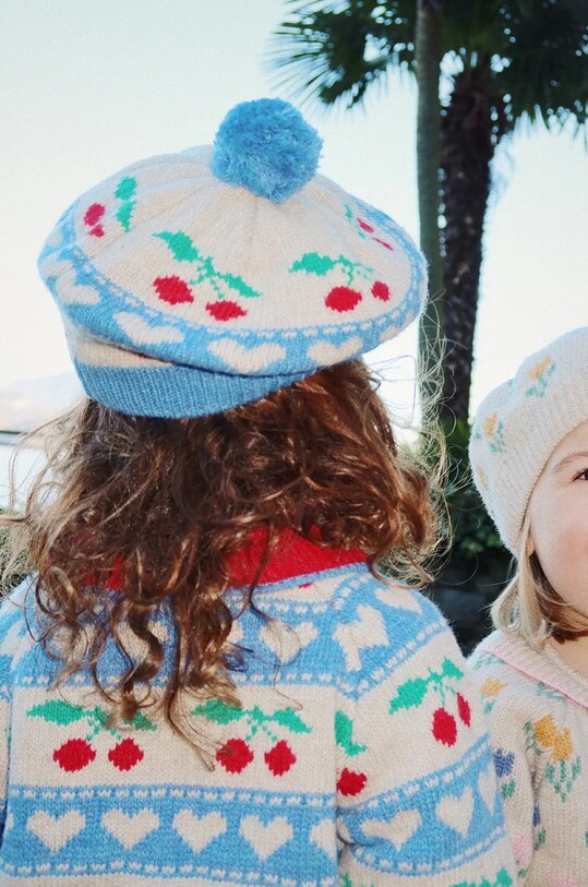 Дитячий вовняний берет Konges Sløjd BELOU KNIT BERET KS101423