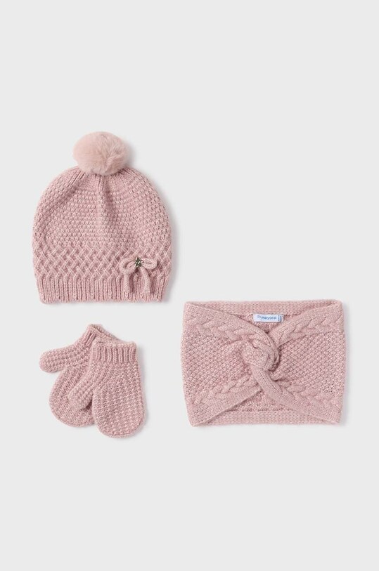 Mayoral set per bambini 10769.4G.Czapkakom.9BYH rosa AW24